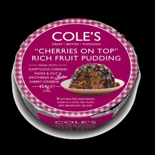 Coles Cherries on Top Rich Fruit Pudding