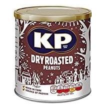 KP Nuts - Dry Roasted Peanuts Tin