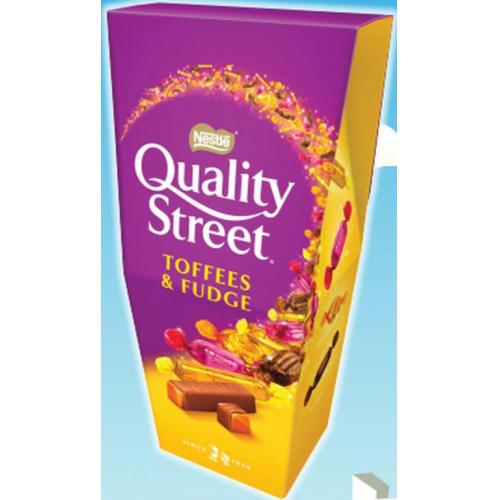 Quality Street Toffee & Fudge Carton