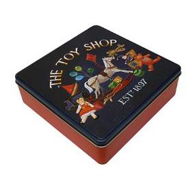 Grandma Wilds Square Rocking Horse Toy Shop Tin (Butter Shortbread Petticoat Tails)