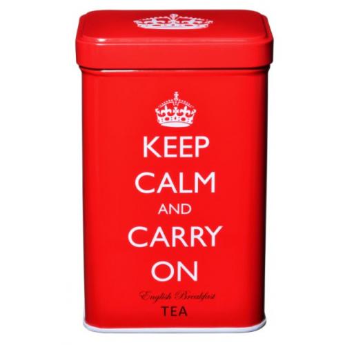 IB - KCTEA24 - Keep Calm Red Tin 40 English Breakfast Teabags