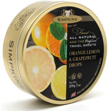 Simpkins Orange, lemon & grapefruit Tin
