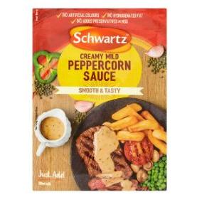 Schwartz Sachets Mild Creamy Peppercorn Sauce 12 x