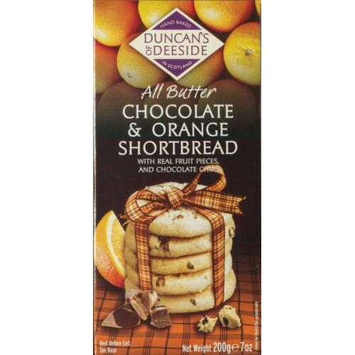Duncans Shortbread - Orange & Chocolate Chip Box