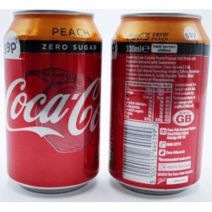 Coke Zero Sugar Peach  -