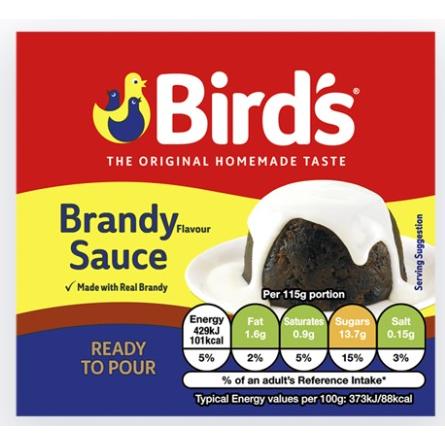 Birds Brandy Sauce 12 x 465g