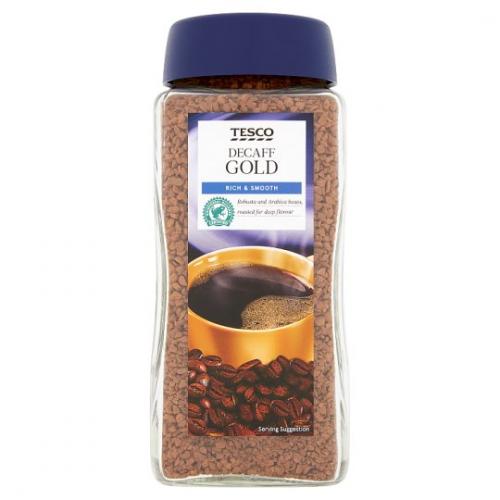 Tesco Gold Decaffeinated Instant Coffee 6 x 200G