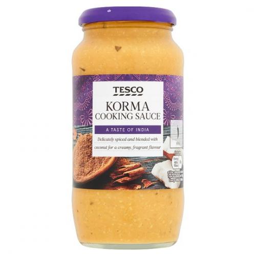 Tesco Cooking Sauce Korma