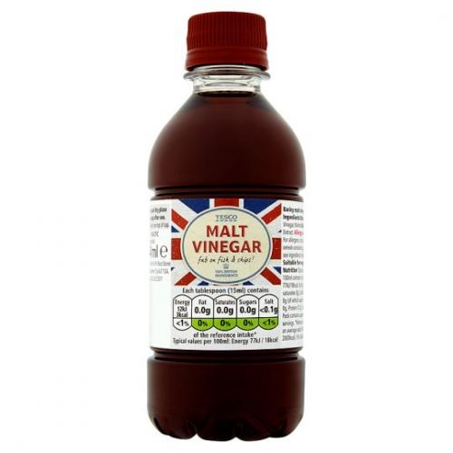 ** Tesco Malt Vinegar 12 x 284mL
