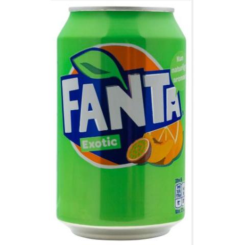 Coke Fanta Exotic Cans