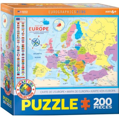 Map of Europe 1 x
