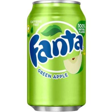 Fanta Cans - Green Apple