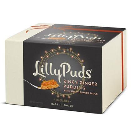 LillyPuds Zingy Ginger with Ginger Toffee Sauce