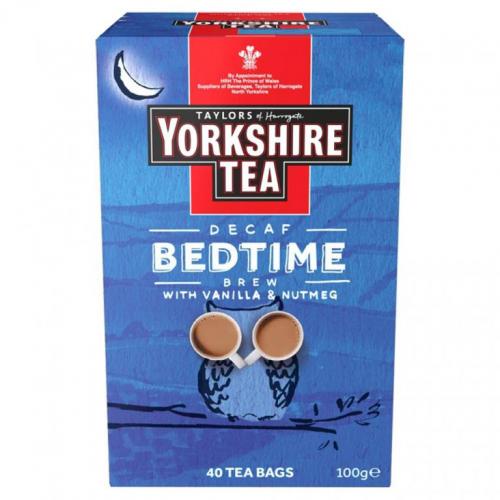 Taylors Yorkshire Tea Decaf Bedtime Brew 4 x 125g x 40 bags