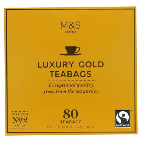 M&S Tea Bags Luxury Gold