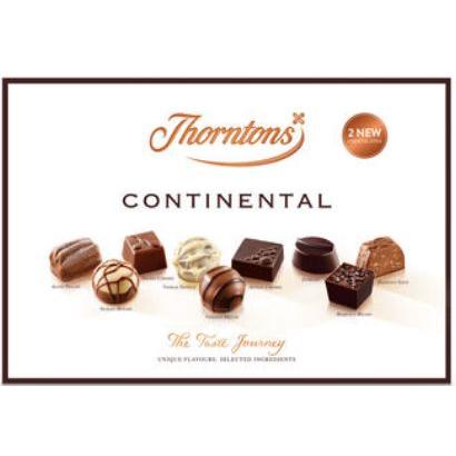 Thorntons Milk, Dark & White Continental Chocolate Box