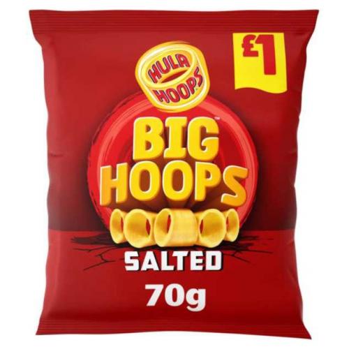 Crisps KP Snacks Hula Hoops Big Hoops Original PM