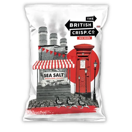 British Crisp Co. Sea Salt Handcooked Crisps  BCC1