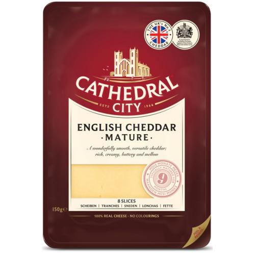 Cathedral City Mature Cheddar Slice  31125