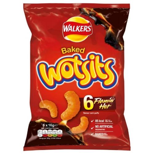 Crisps Walkers Wotsits Flamin Hot