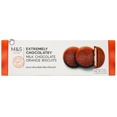 M&S Extremely Chocolatety Orange Biscuit