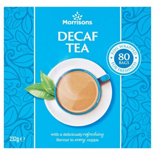 Morrisons Decaf Tea Bags 80's
