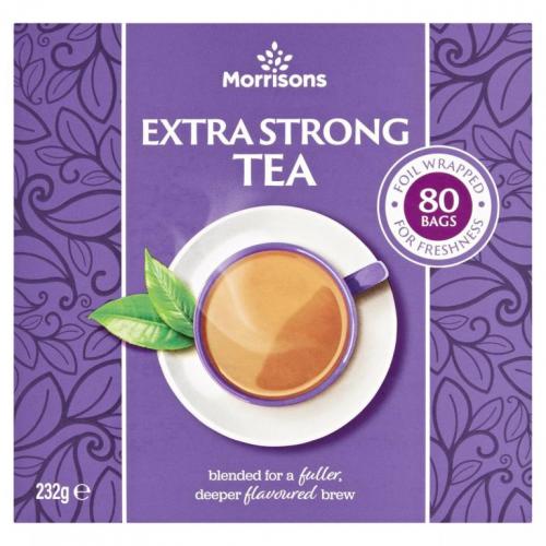 Morrisons Extra Strong Tea 80's