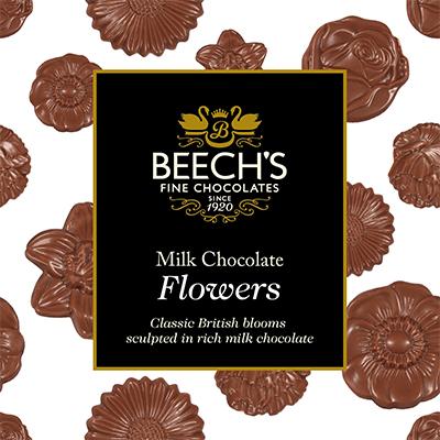Beechs Milk Chocolate Flowers