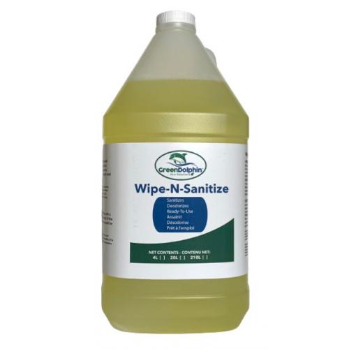 Green Dolphin Wipe-N-Sanitize
