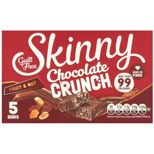 Skinny Bars Chocolate Crunch Fruit & Nut