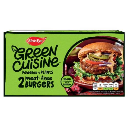 Birds Eye 4 Green Cuisine Veggie Quarter Pounder