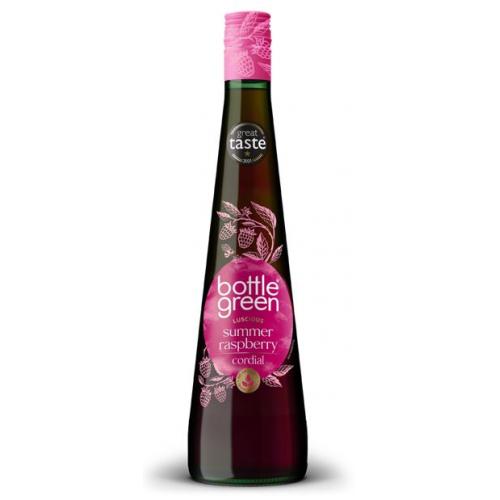 Bottle Green Plump Summer Raspberry Cordial