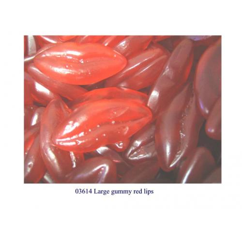 Large Gummy Red Lips