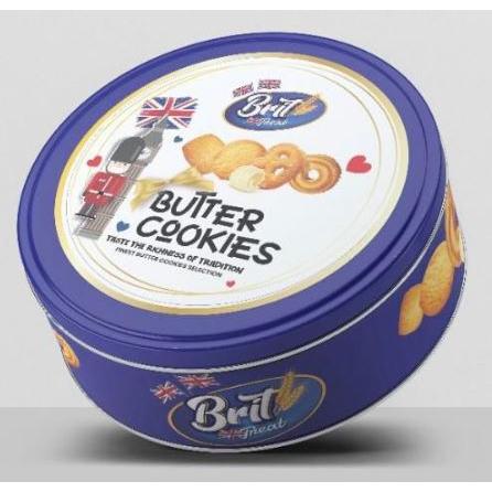 Brit Treats Butter Cookies Tin