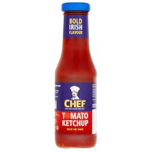 Chef Ketchup Glass