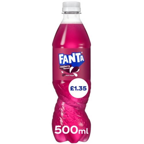 Coke Fanta Raspberry Zero Sugar