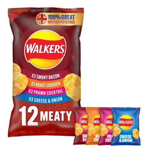 Walkers MultiPack 12pk - Meaty