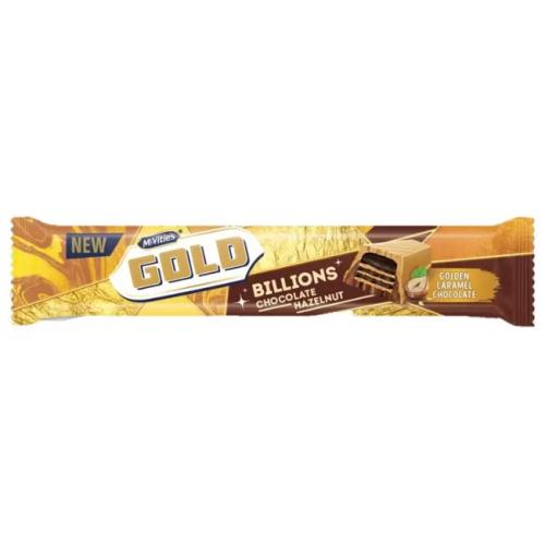 McVitie's Gold Billion Bar Chocolate Hazelnut
