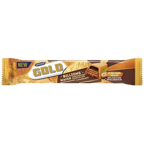 McVitie's Gold Billion Bar Chocolate Hazelnut