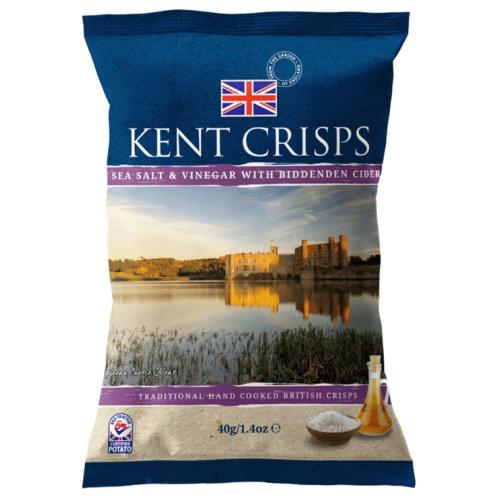 Kent Crisps Sea Salt & Vinegar with Biddenden Cider