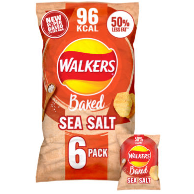 Walkers Baked Sea Salt