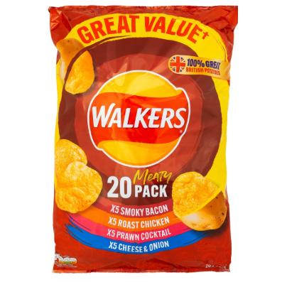 WALKERS MEATY 20PK 20X25G