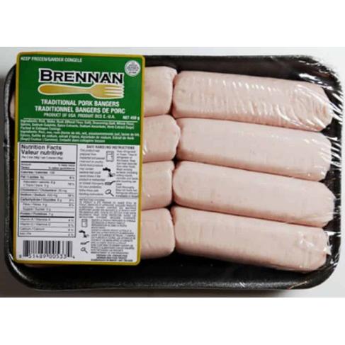 Brennan's Irish Sausage (Traditional Pork Bangers)