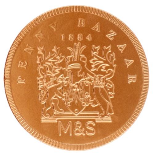 Bronze Milk Chocolate Coin