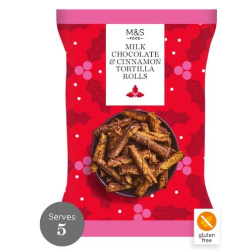 Milk Chocolate & Cinnamon Tortilla Rolls