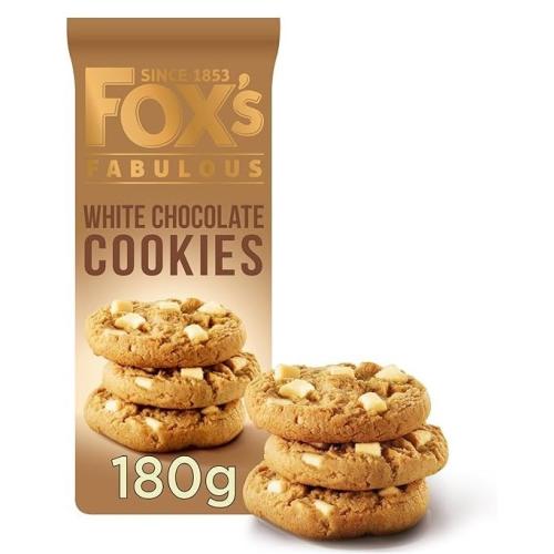 FOXS White Chocolate Cookies