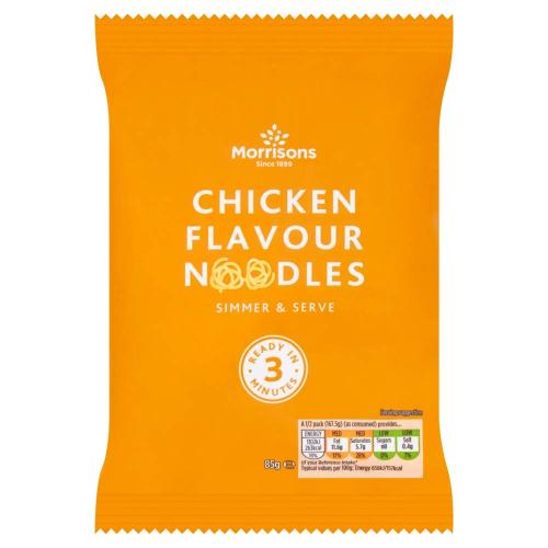 Morrisons Instant Chicken Flavour Noodles