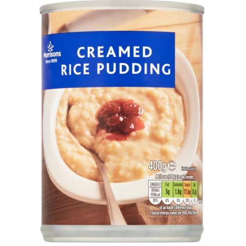 Morrisons Savers Creamed Rice Pudding