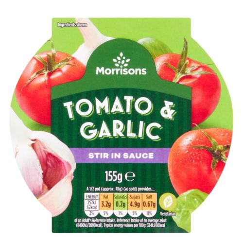 Morrisons Tomato & Garlic Stir in Sauce