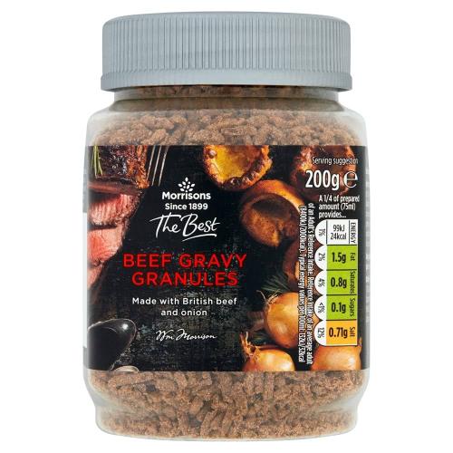 MORRISONS THE BEST BEEF GRAVY GRANULES 200G